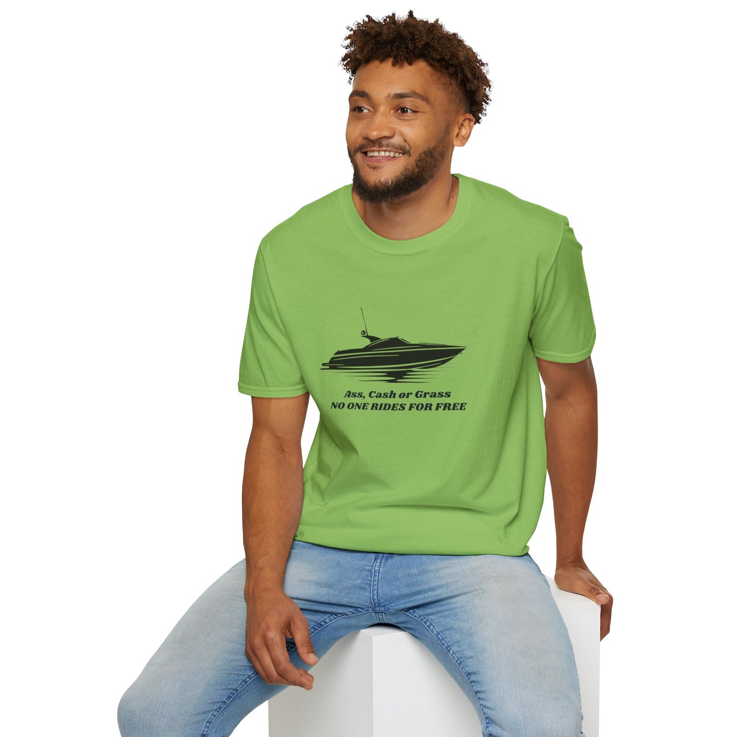 "No One Rides for Free" Boat T-Shirt